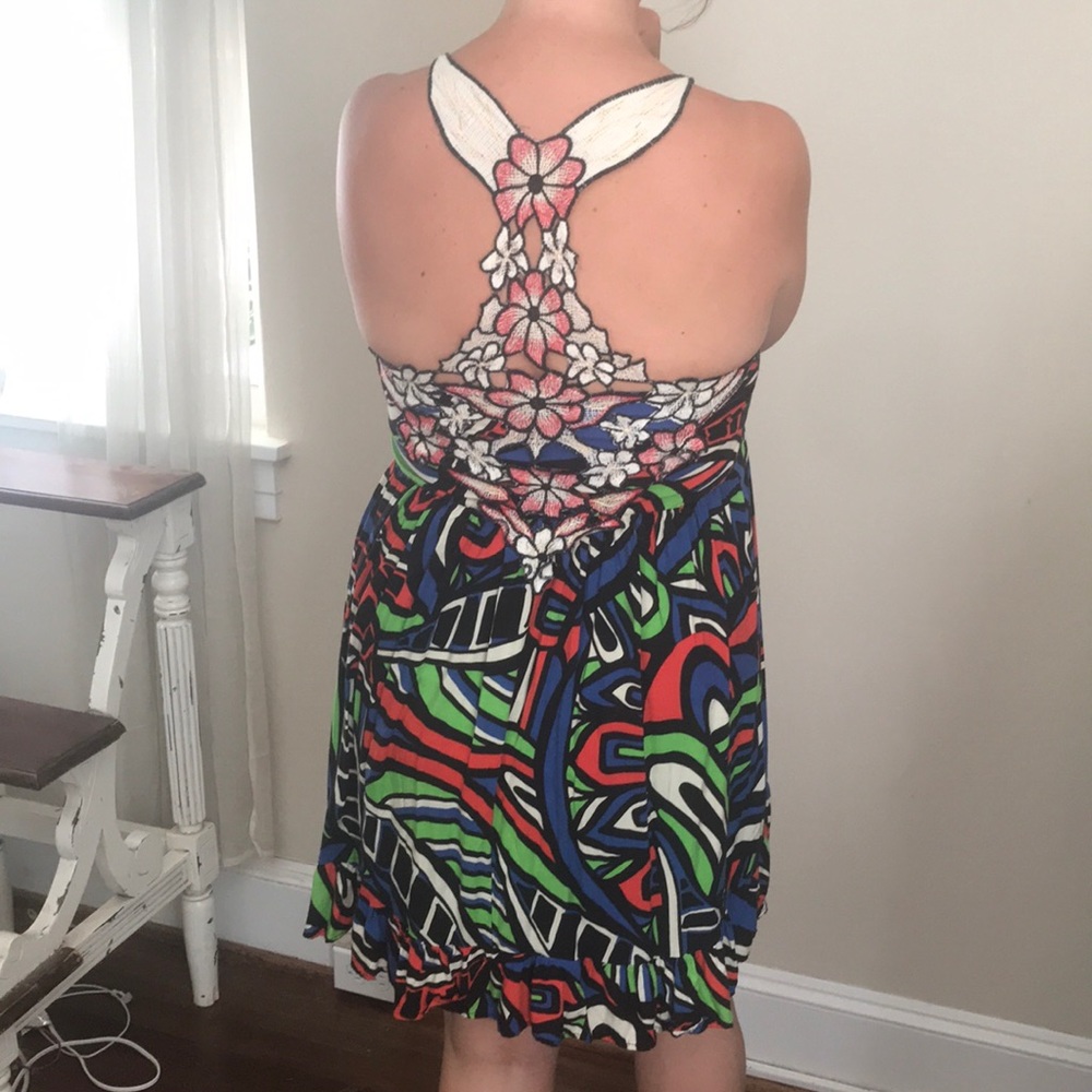Cute Black Dress with decorative back